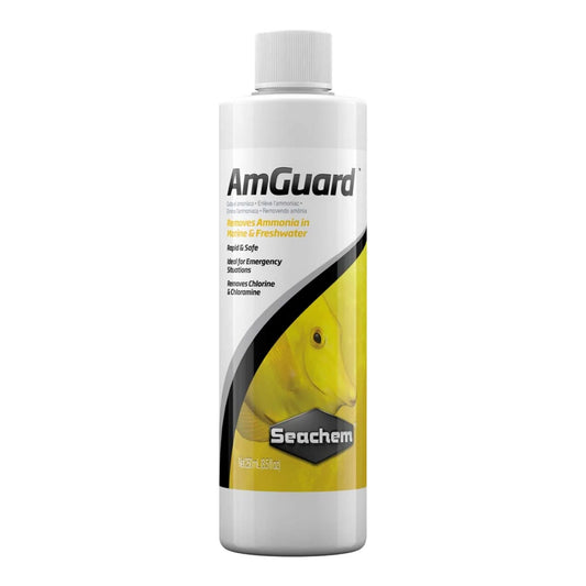 Seachem Laboratories AmGuard Ammonia Detoxifier 8.5 oz SpadezStore