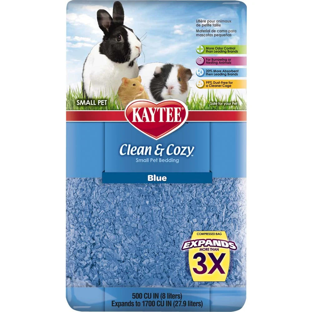 Kaytee Clean & Cozy Blue Bedding Blue SpadezStore