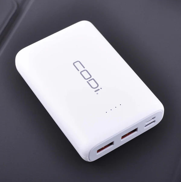 Codi 10,000mAh Quick Charge PowerBank w/ USB-C, USB-A x2 , Micro-USB SpadezStore