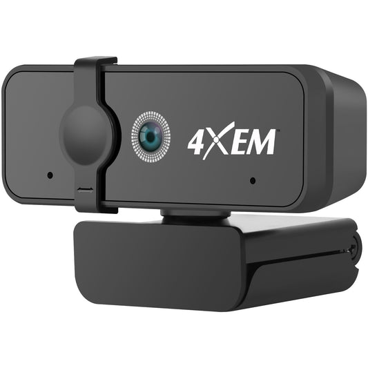 4XEM Webcam - 3 Megapixel - 30 fps - Black - USB 2.0 Type A - 2048 x 1536 Video SpadezStore