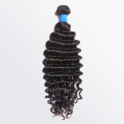 Deep Wave Virgin Hair Extensions 10A