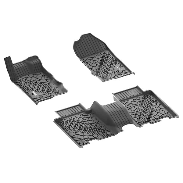 3W Ford Bronco 4-Door 2021-2024 Floor Mats / Trunk Mat TPE Material & All-Weather Protection SpadezStore