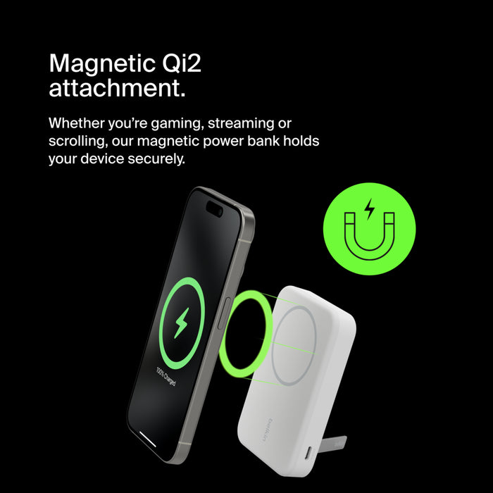 Belkin Magnetic Power Bank with Qi2 15W 8K SpadezStore