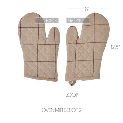 Connell Oven Mitt Set of 2 SpadezStore