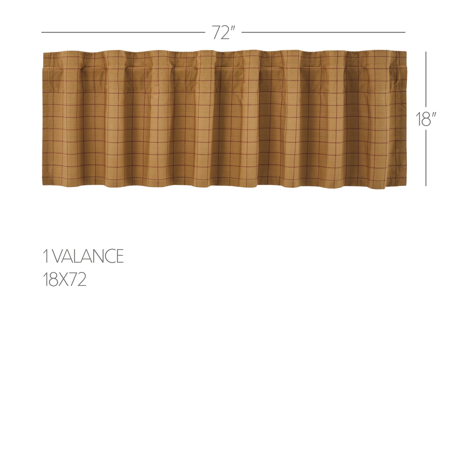 Connell Valance 18x72 SpadezStore