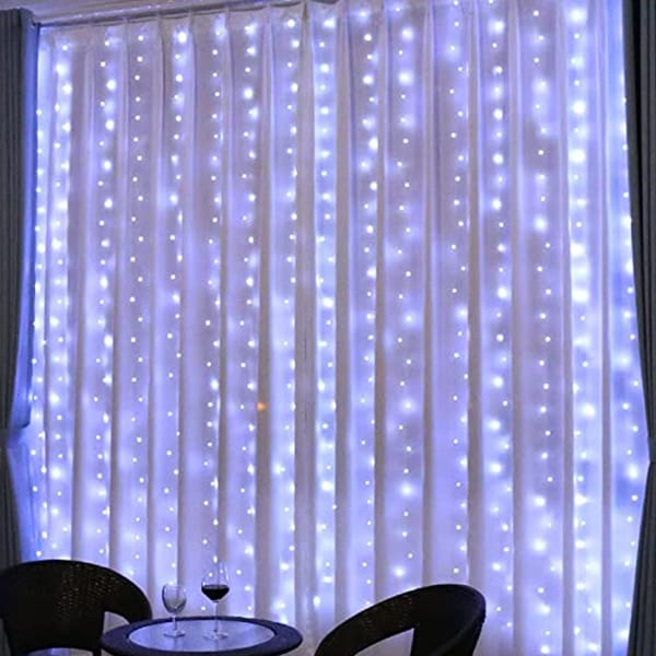 Perfect Holiday 200 LED Curtain Light - White SpadezStore