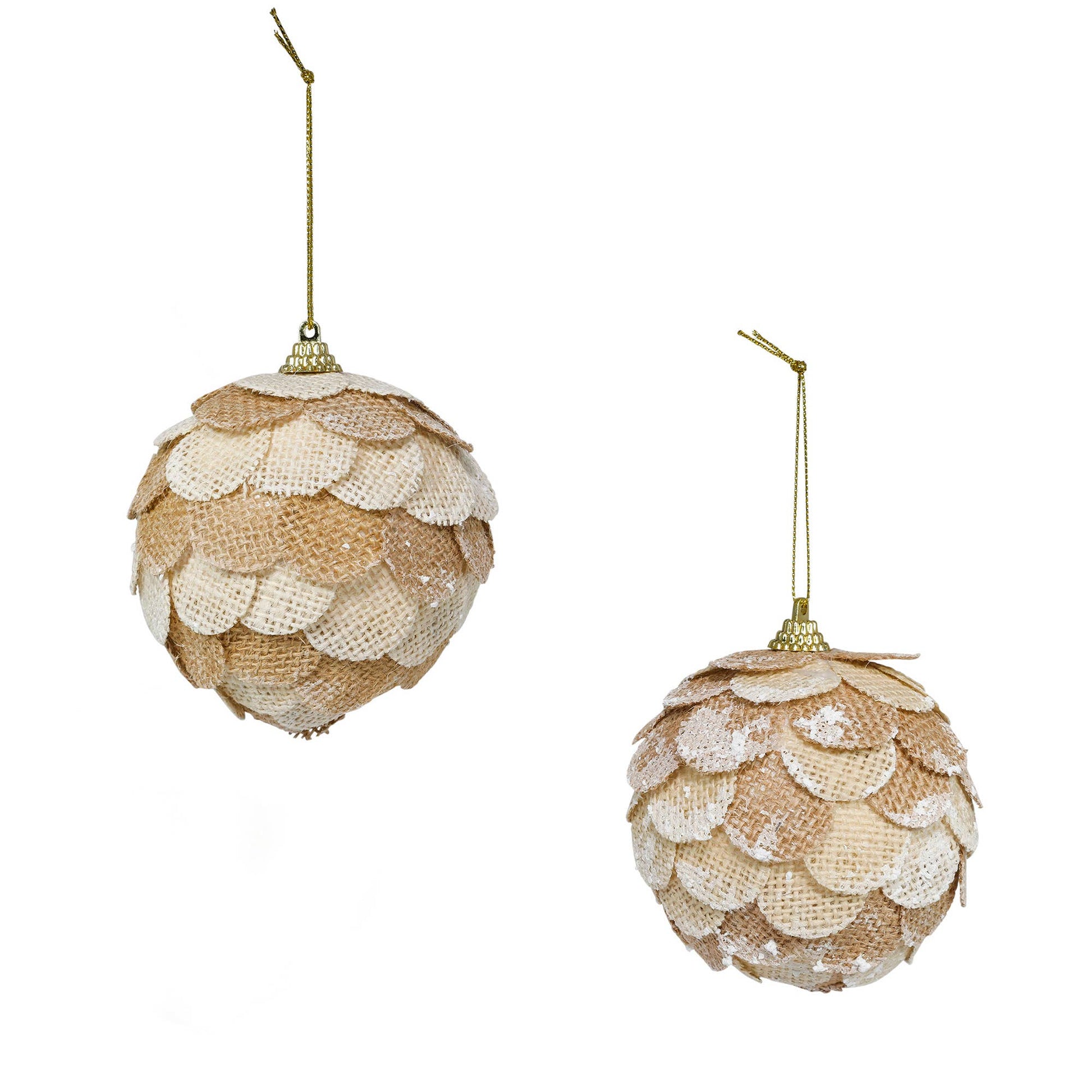 Perfect Holiday 10CM PINECONE ORNAMENT 2 PCS SpadezStore