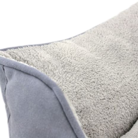 Tall Tails Dog Bolster Bed Charcoal Medium SpadezStore