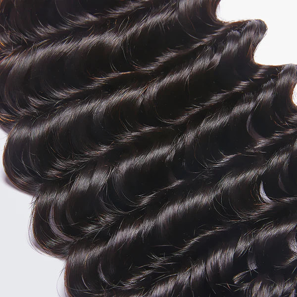 Deep Wave Virgin Hair Extensions 10A