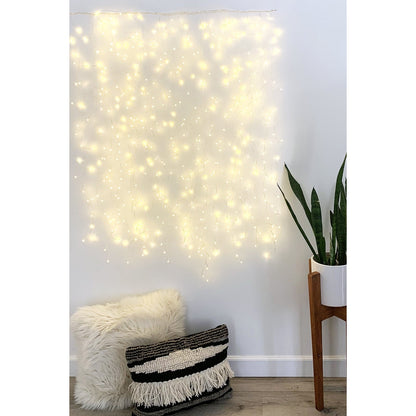 Perfect Holiday 480 LED Fairy Cluster Curtain Lights SpadezStore