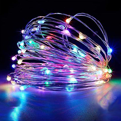 Perfect Holiday 100 LED String Light Battery Operated w/ Remote SpadezStore