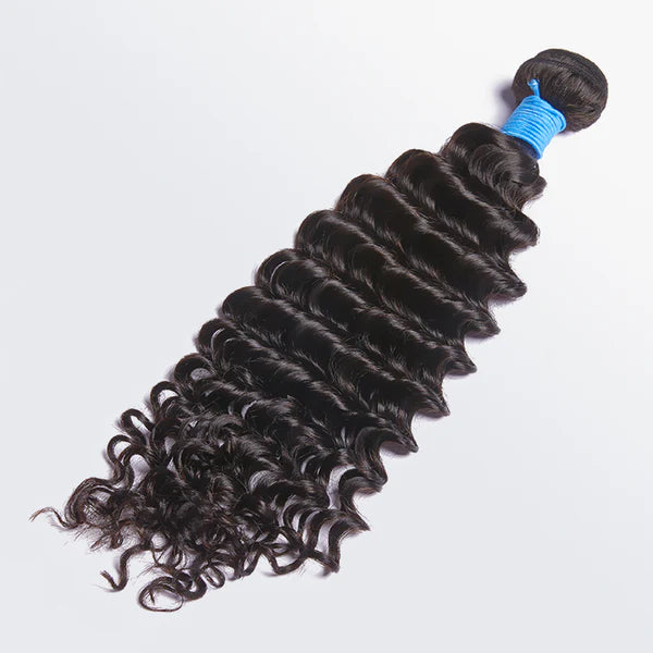 Deep Wave Virgin Hair Extensions 10A