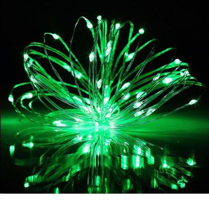 Perfect Holiday 100 LED Silver Copper Fairy Lights - Plug in SpadezStore