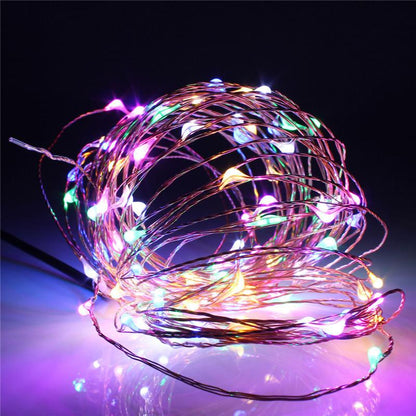 Perfect Holiday 300 LED Curtain Lights copper wire SpadezStore