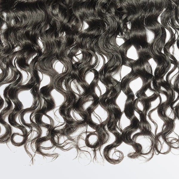 13" x 4" Natural Wave Free Part Frontal SpadezStore