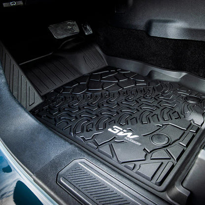 3W Ford Bronco 4-Door 2021-2024 Floor Mats / Trunk Mat TPE Material & All-Weather Protection SpadezStore