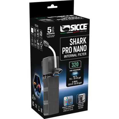 Sicce Shark Pro Nano Internal Filter 320 SpadezStore