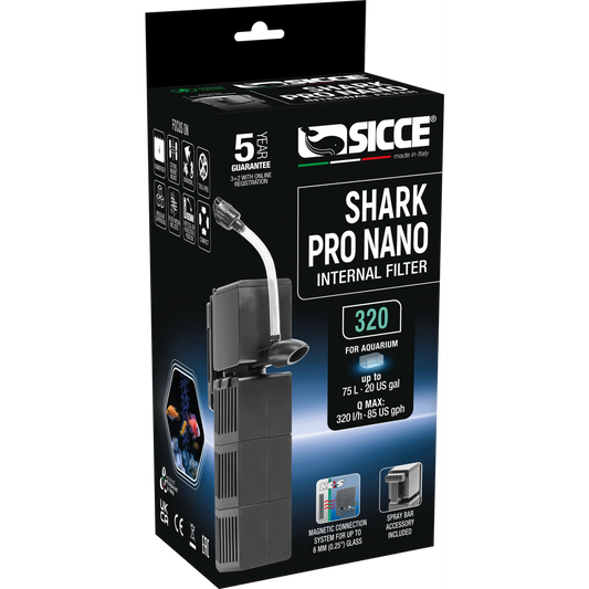 Sicce Shark Pro Nano Internal Filter 320 SpadezStore