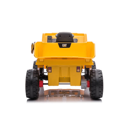 Freddo 12V CAT Electric Dump Truck 1 Seater Ride-On SpadezStore