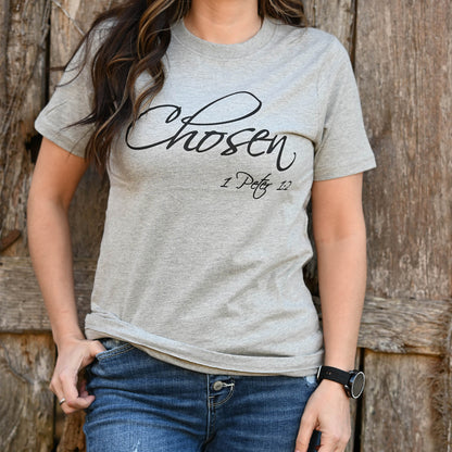 Chosen T-Shirt, Grey Melange, Small SpadezStore