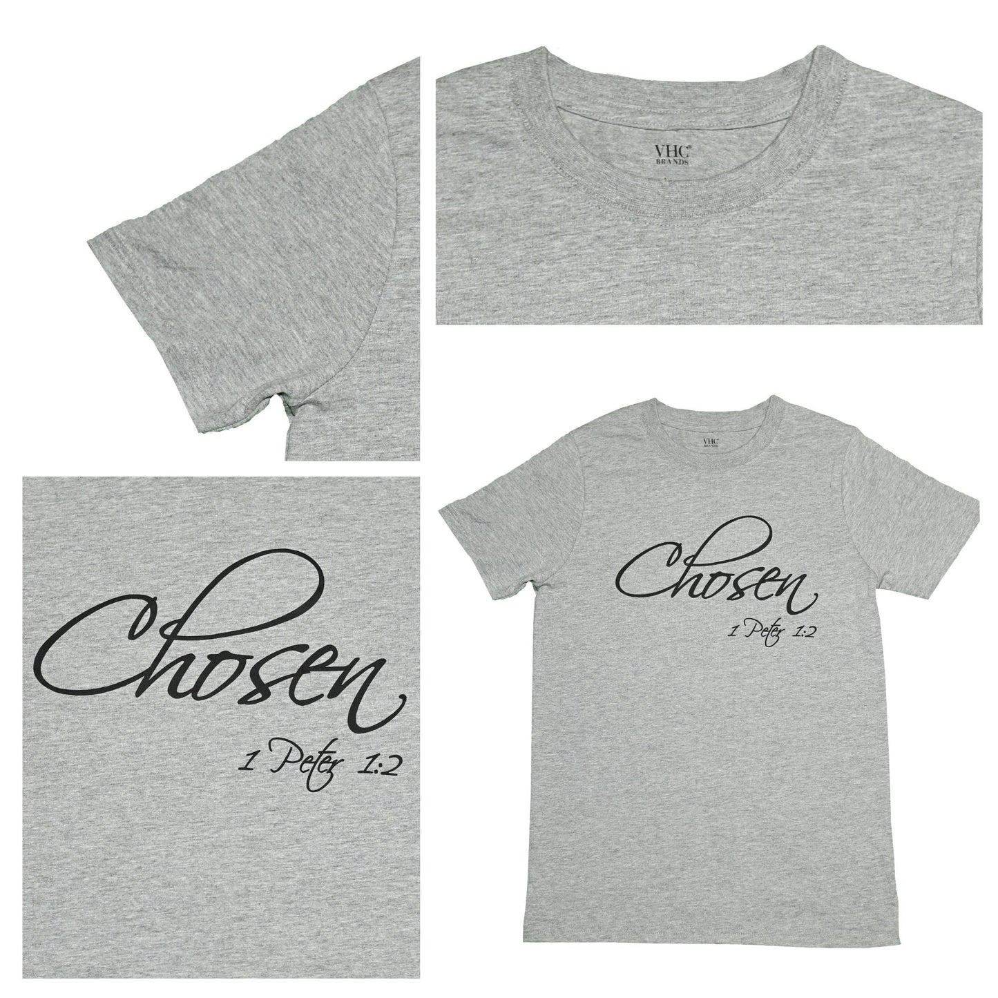 Chosen T-Shirt, Grey Melange, Small SpadezStore