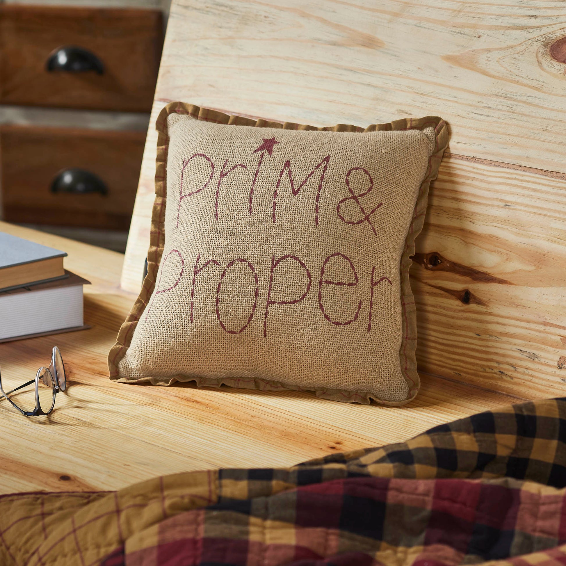 Connell Prim & Proper Pillow 12x12 SpadezStore