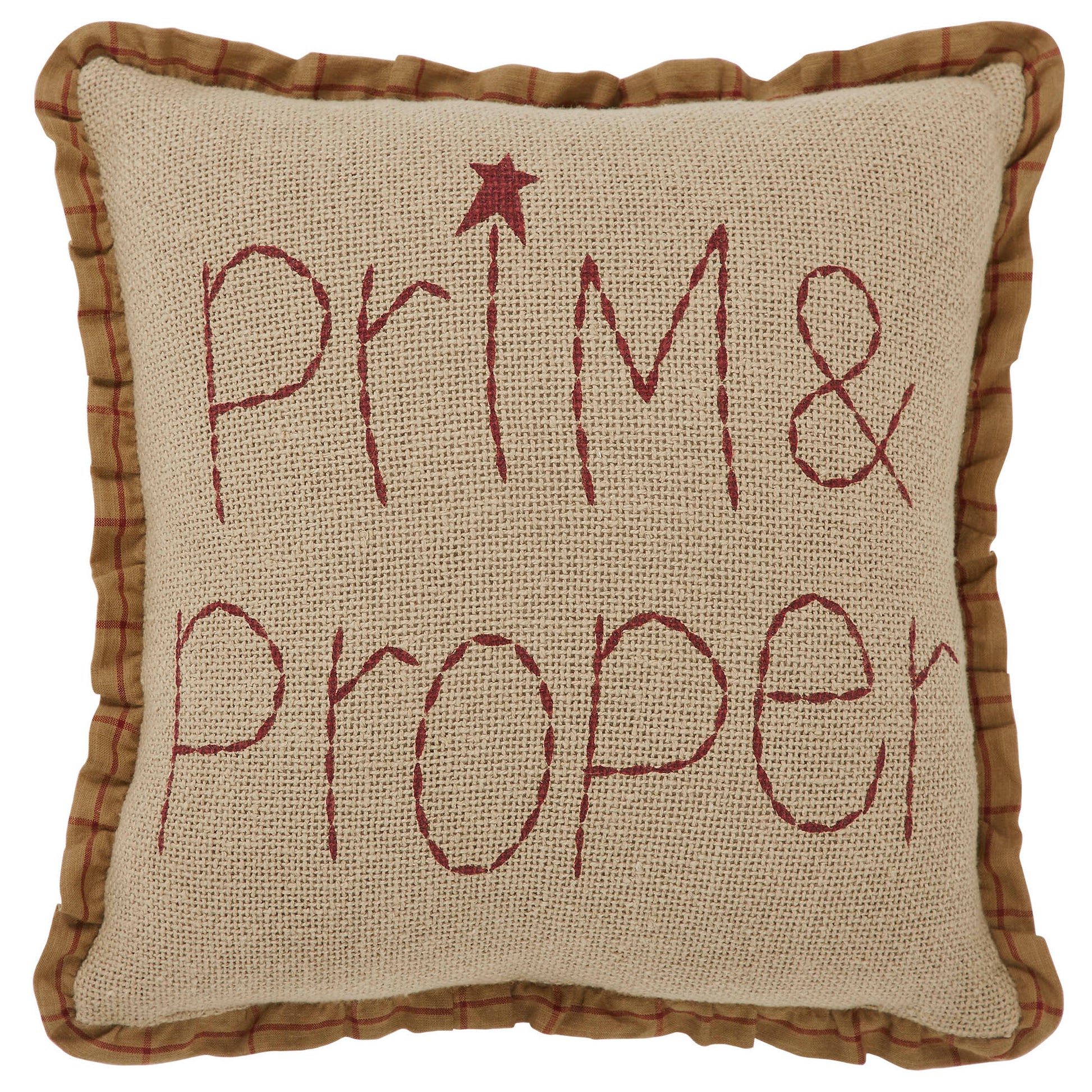 Connell Prim & Proper Pillow 12x12 SpadezStore