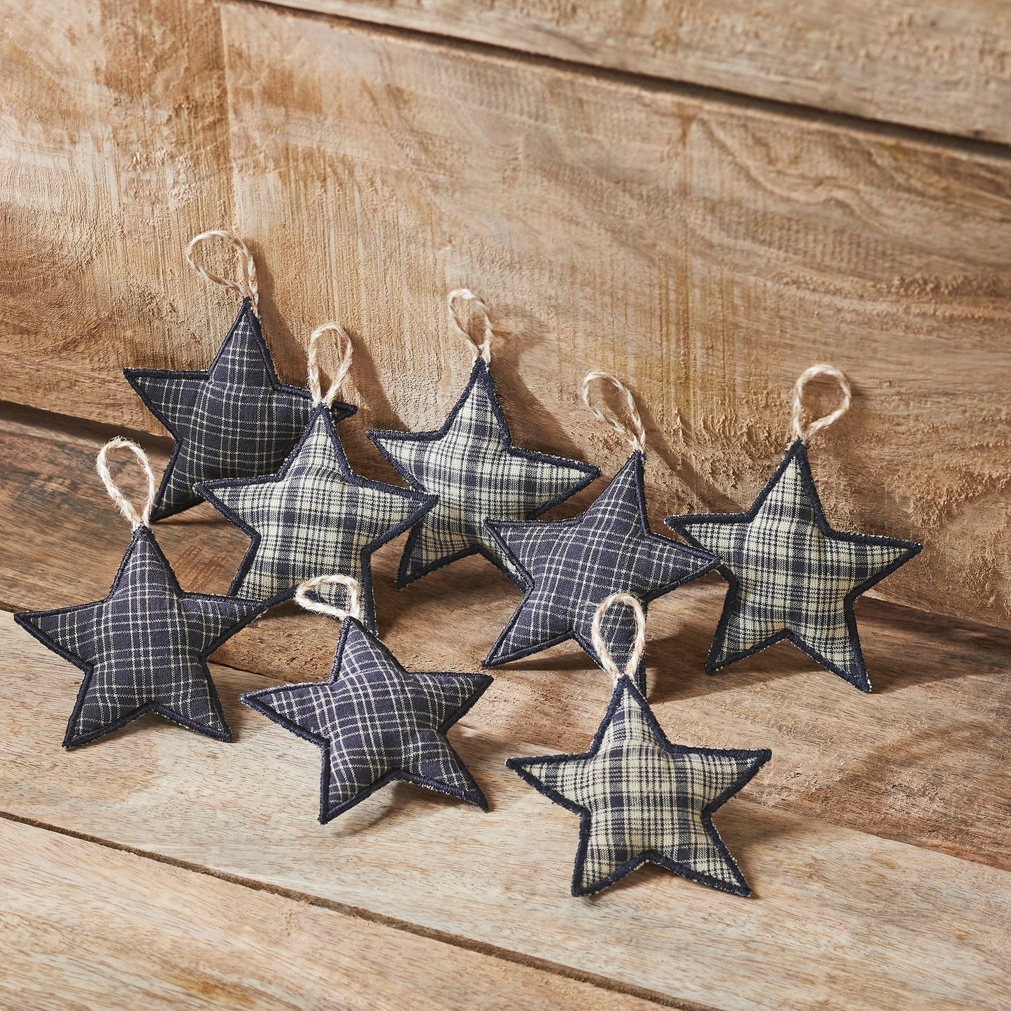 My Country Star Ornament Bowl Filler Set of 8 3.5x3.5 SpadezStore