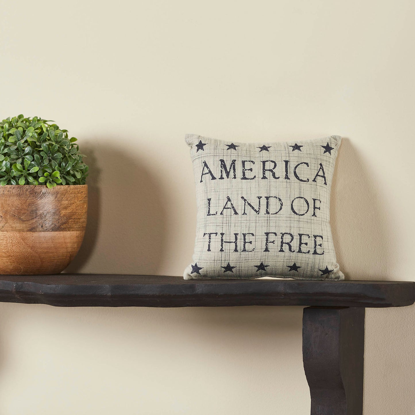 My Country Land of the Free Pillow 6x6 SpadezStore
