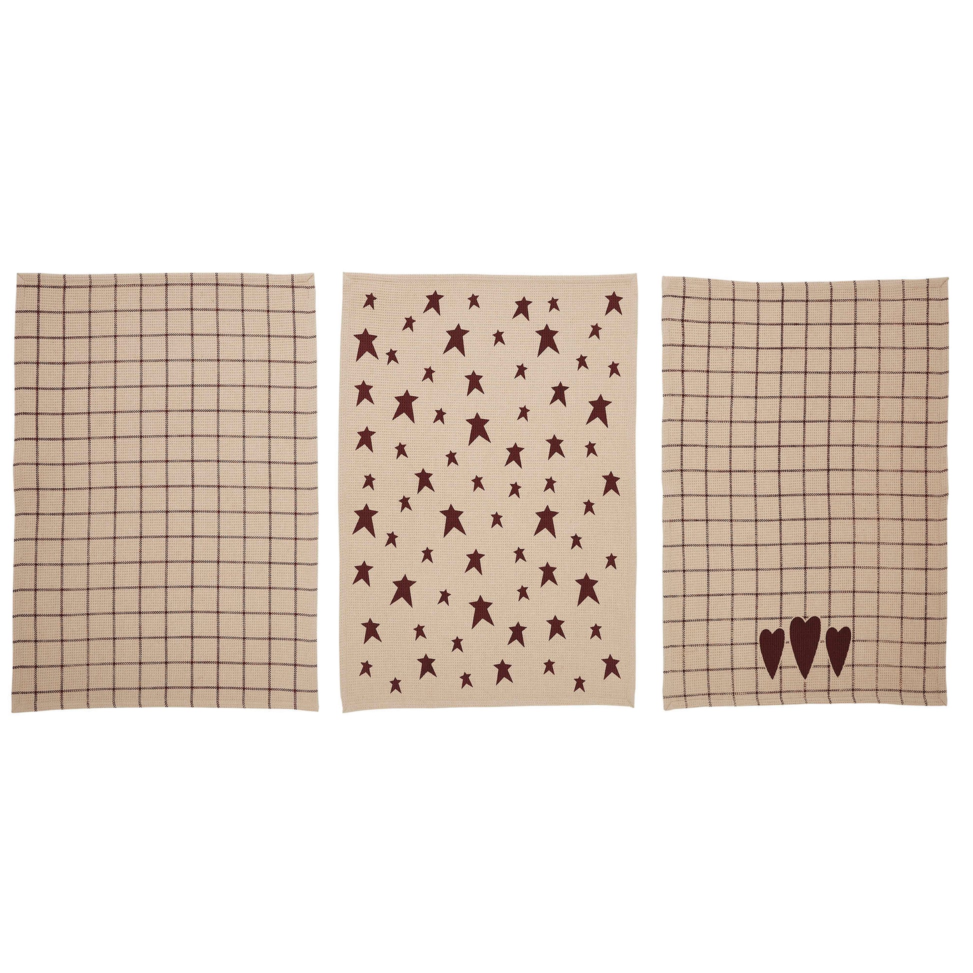 Connell Tea Towel Set of 3 19x28 SpadezStore