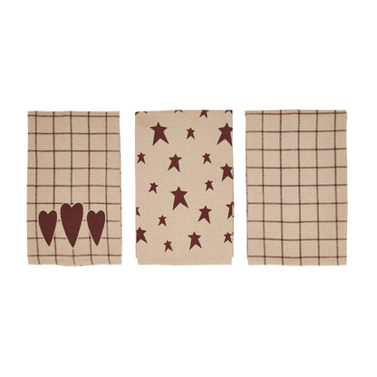 Connell Tea Towel Set of 3 19x28 SpadezStore