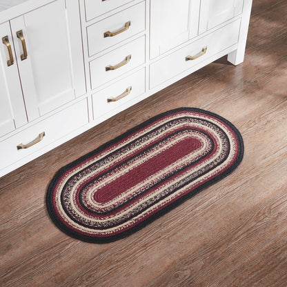 Connell Jute Rug Oval 17x36 SpadezStore