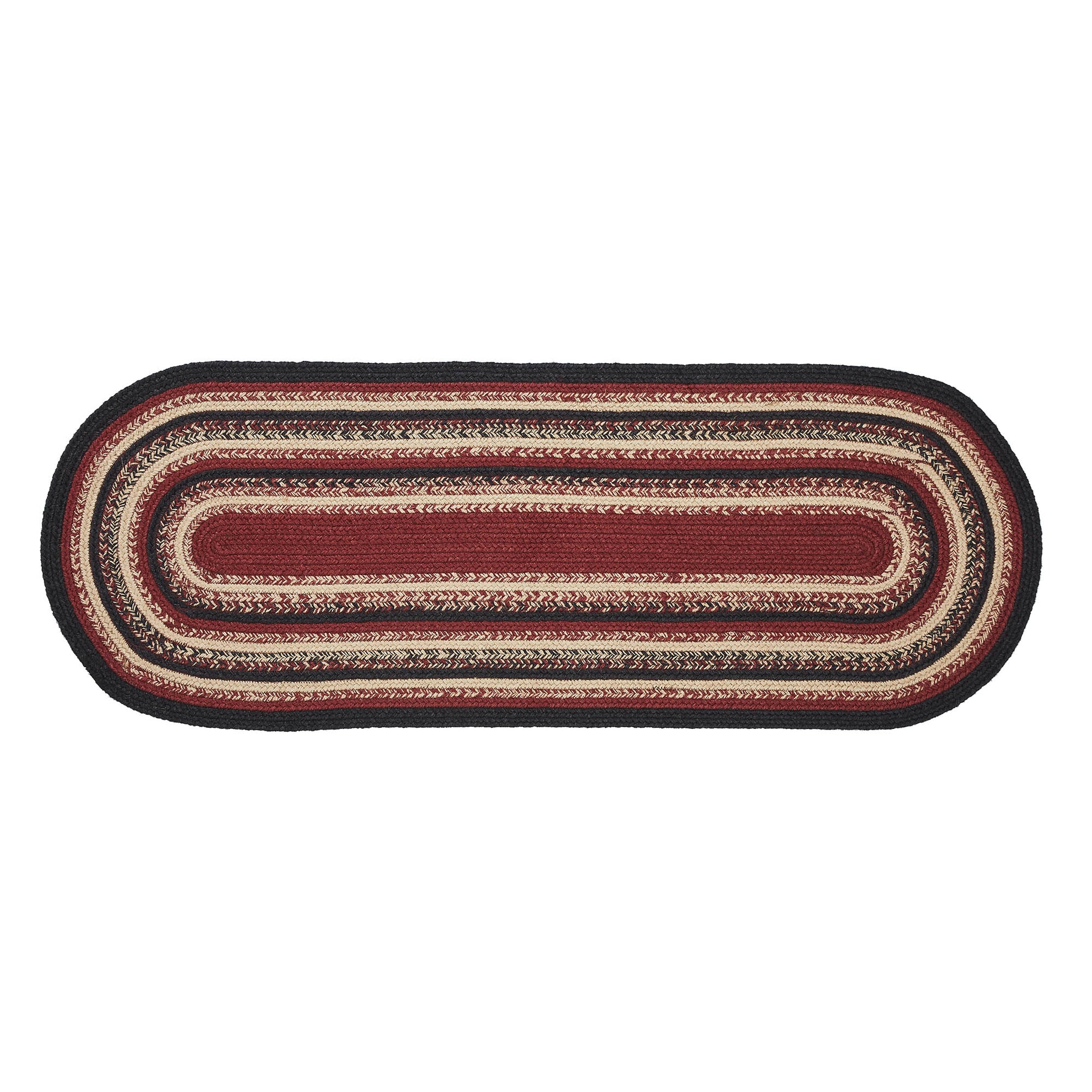 Connell Jute Rug Oval w/ Pad 17x48 SpadezStore