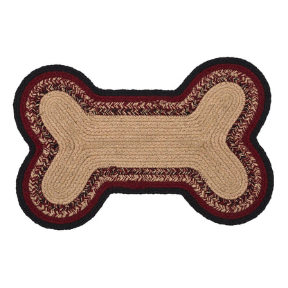 Connell Small Bone Rug Stencil Paws 11.5x17.5 SpadezStore