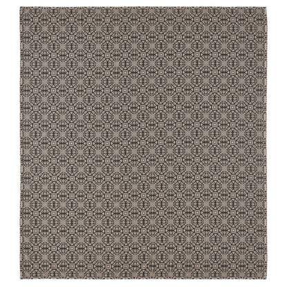 Custom House Black Tan Jacquard King Coverlet 106Wx97L SpadezStore