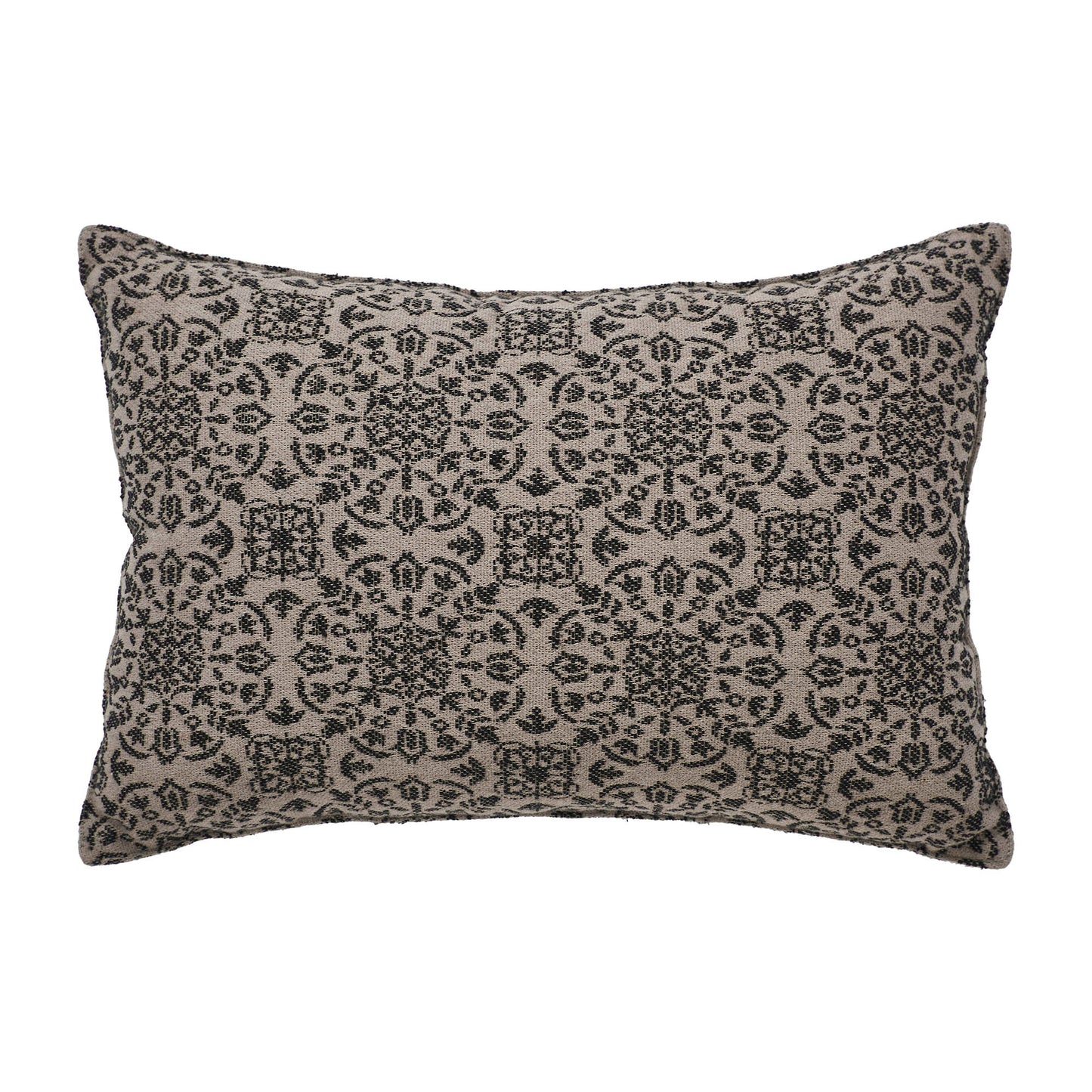 Custom House Black Tan Jacquard Blessed Pillow 9.5x14 SpadezStore