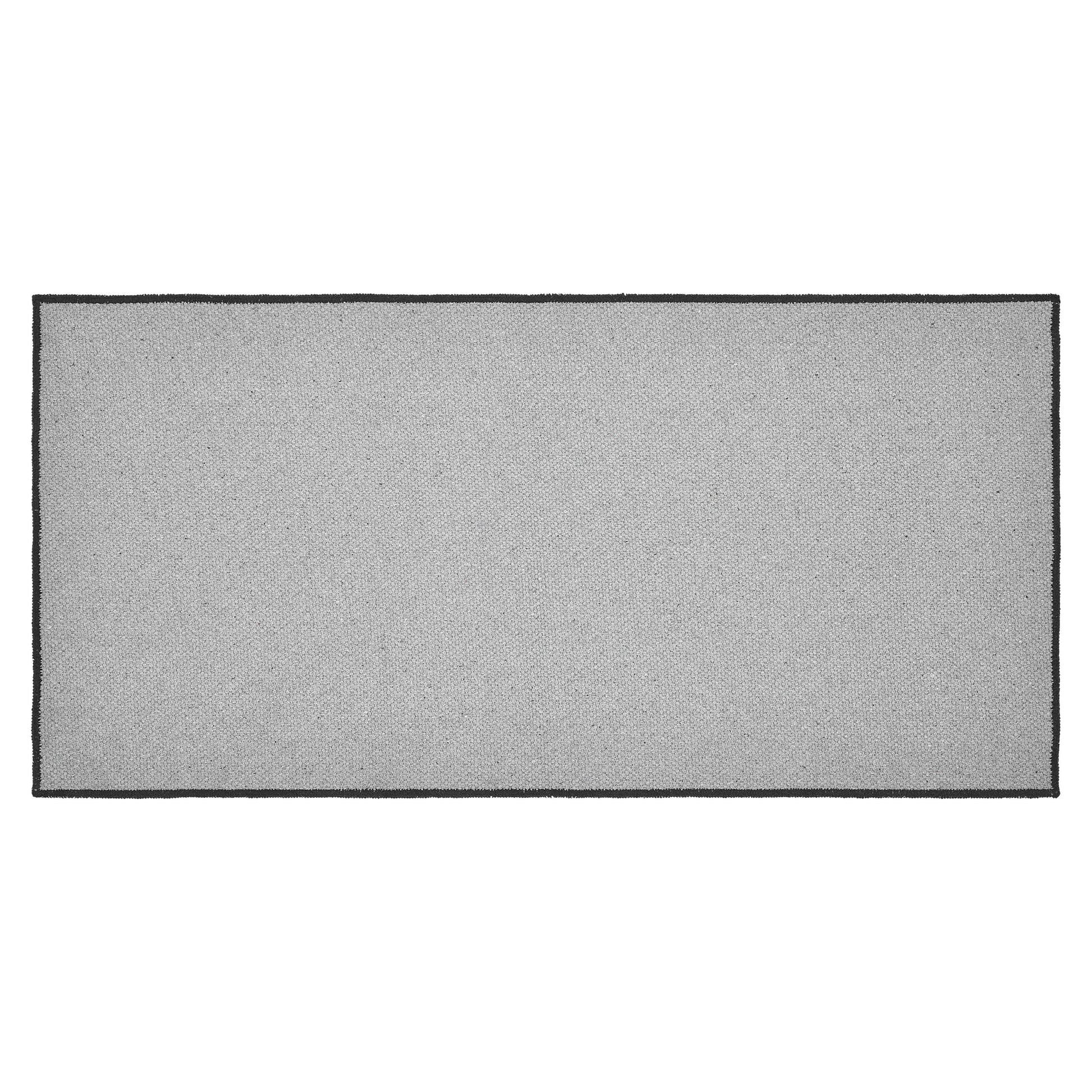 Custom House Black Tan Jacquard Polyester Bathmat 17x36 SpadezStore