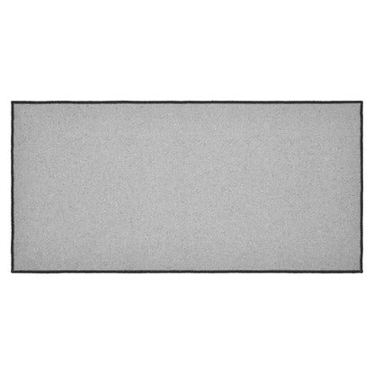 Custom House Black Tan Jacquard Polyester Bathmat 17x36 SpadezStore