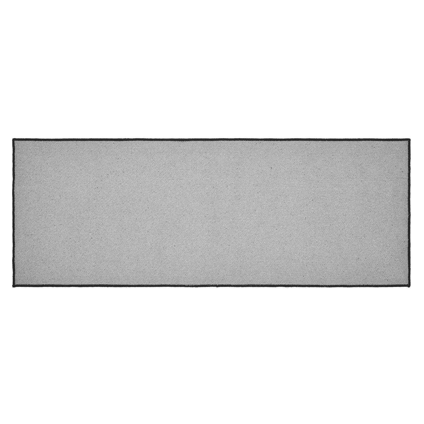 Custom House Black Tan Jacquard Polyester Bathmat 17x48 SpadezStore