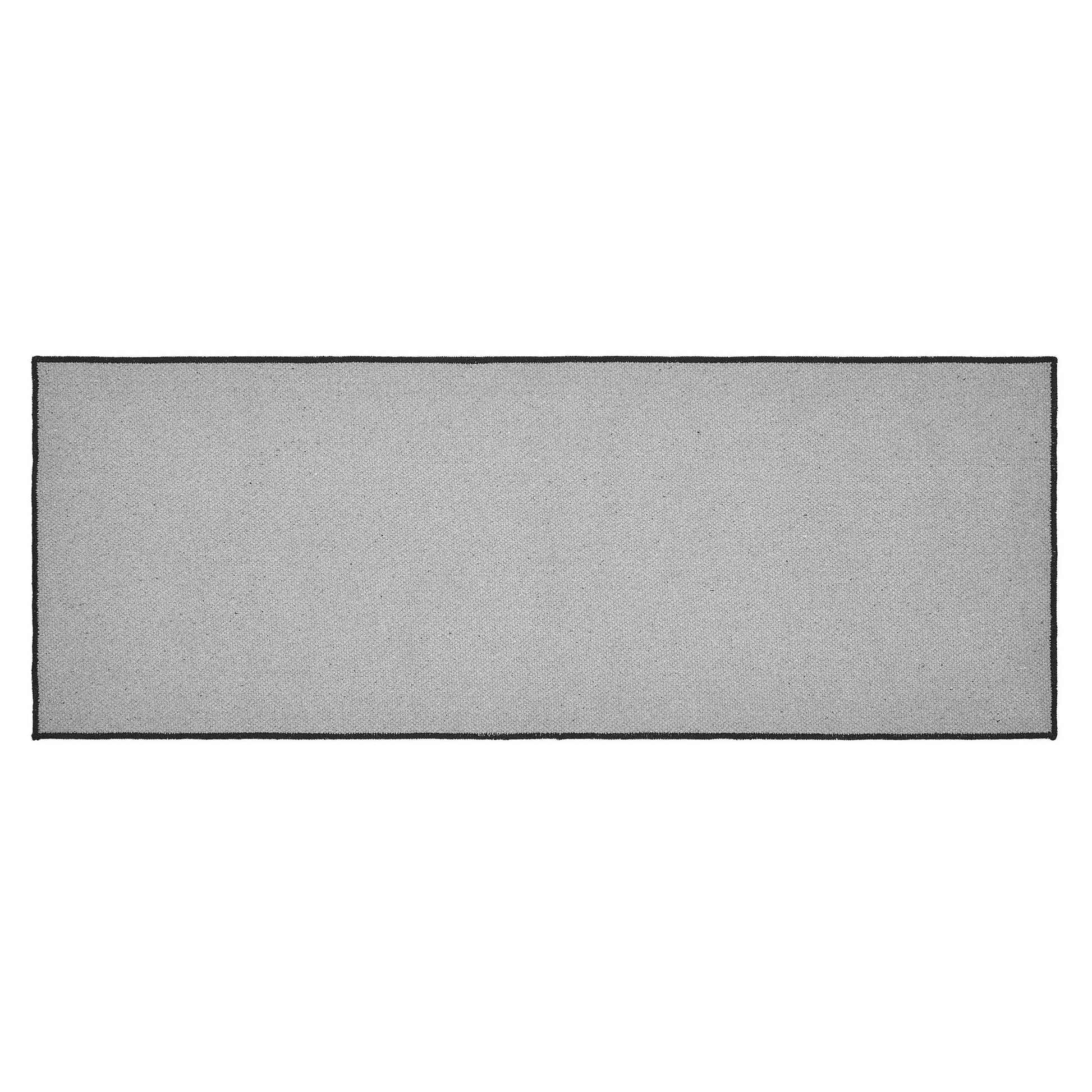 Custom House Black Tan Jacquard Polyester Bathmat 17x48 SpadezStore