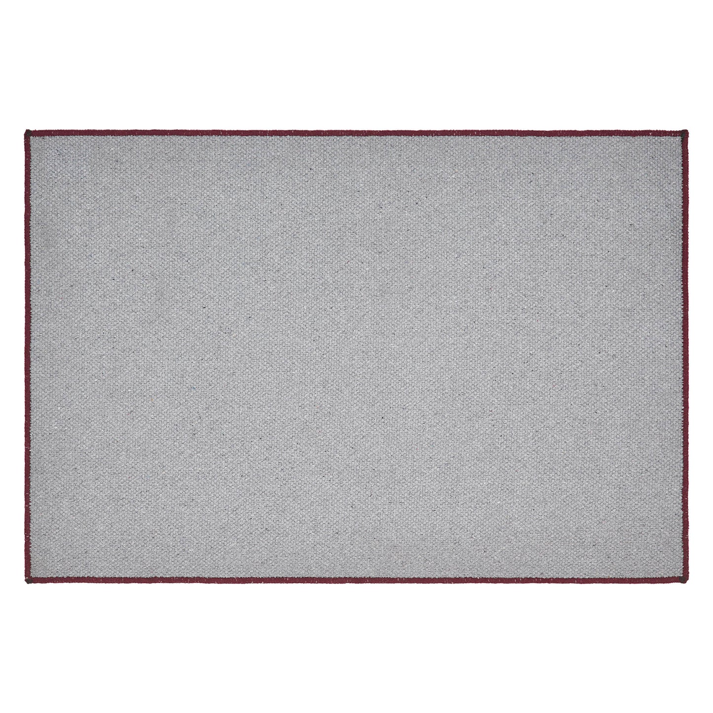 Custom House Burgundy Tan Jacquard Polyester Bathmat 20x30