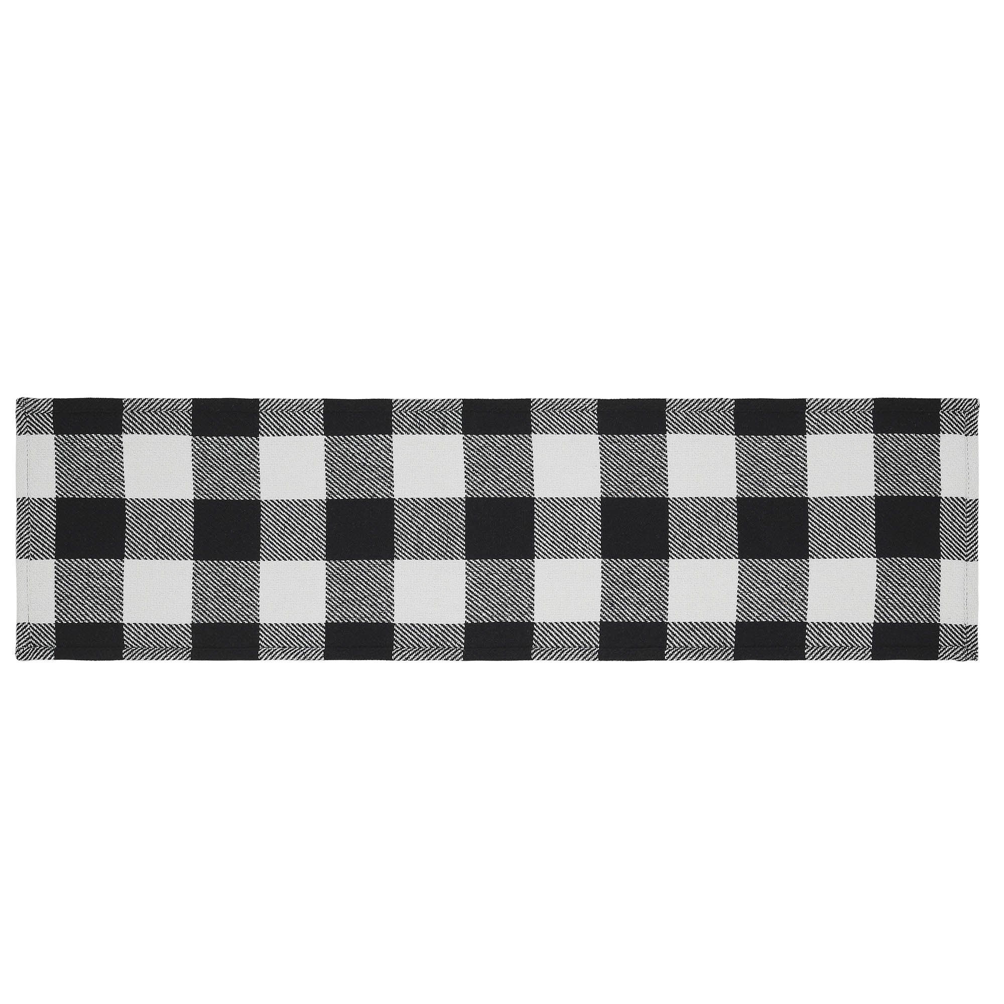 Annie Buffalo Check Black Runner 12x48 SpadezStore