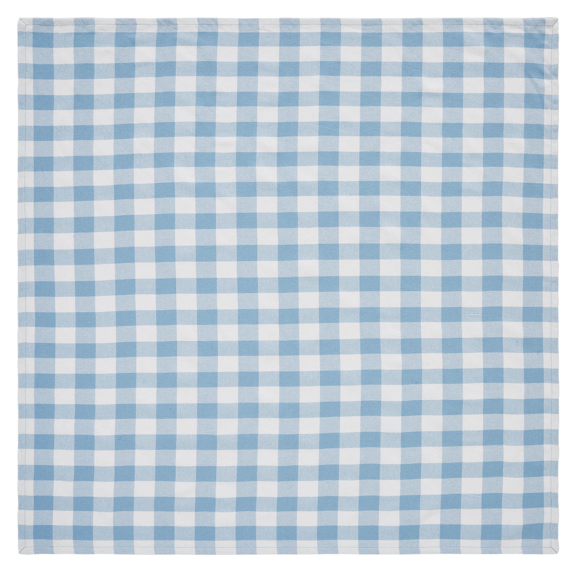 Annie Buffalo Check Blue Table Topper 40x40 SpadezStore