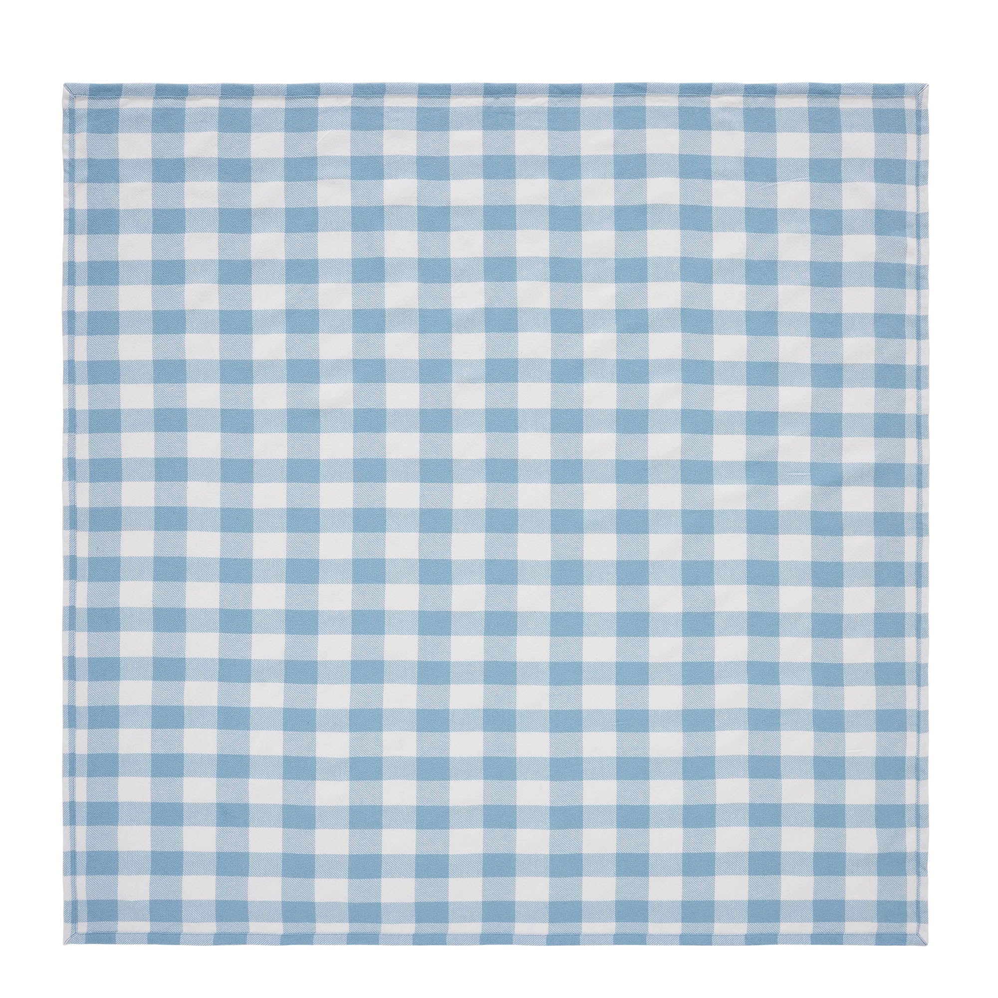 Annie Buffalo Check Blue Table Topper 40x40 SpadezStore