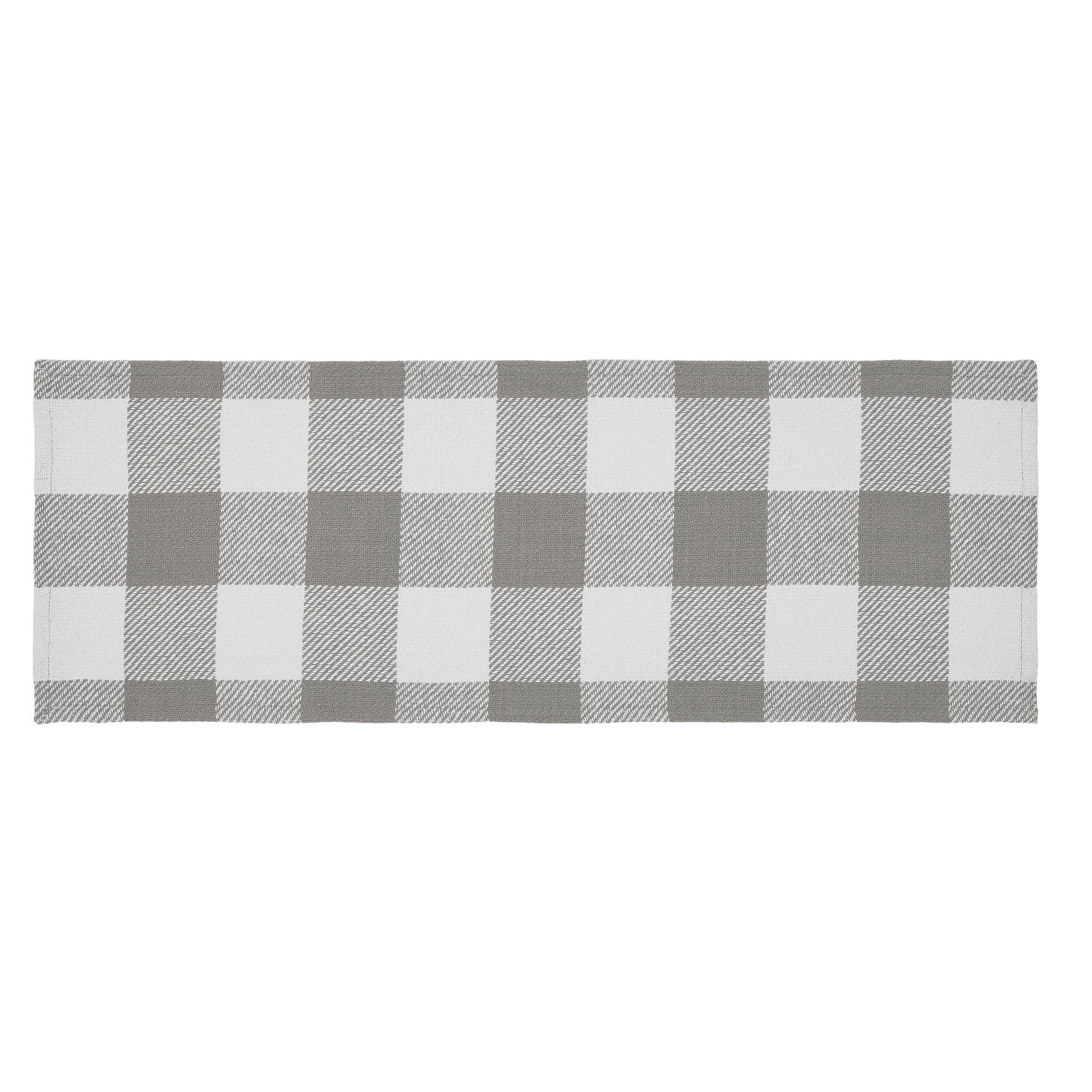 Annie Buffalo Check Grey Runner 12x36 SpadezStore