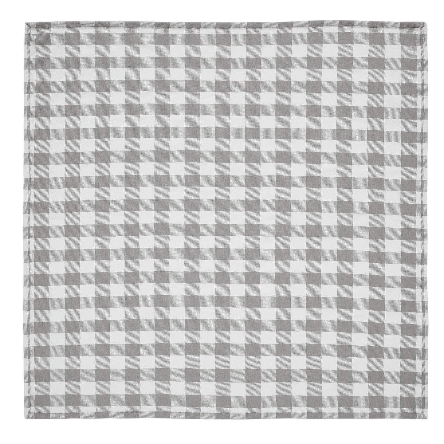 Annie Buffalo Check Grey Table Topper 40x40 SpadezStore