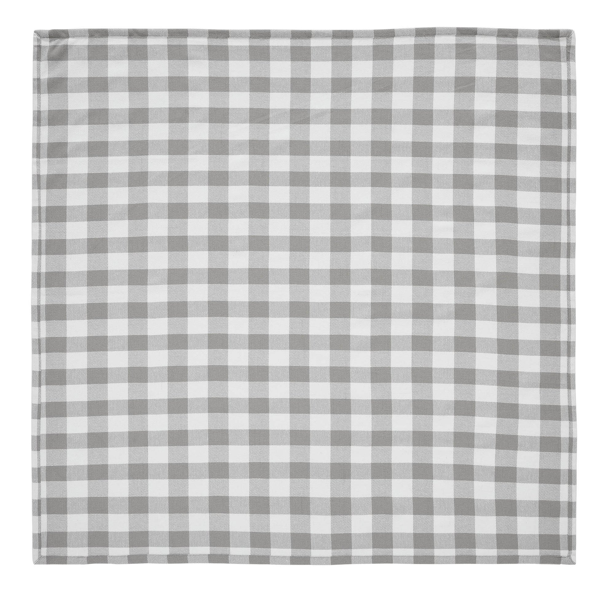 Annie Buffalo Check Grey Table Topper 40x40 SpadezStore