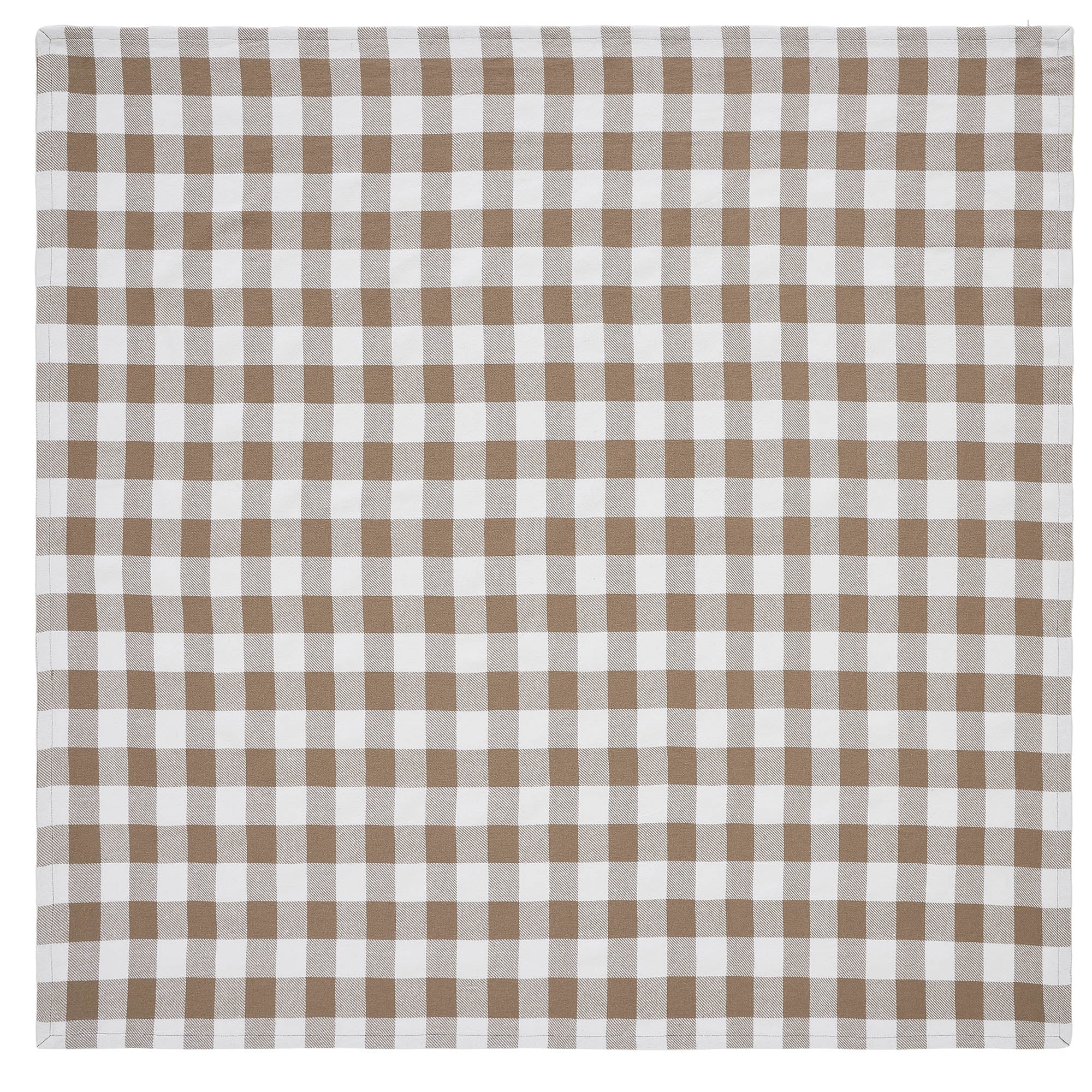 Annie Buffalo Check Portabella Table Topper 40x40 SpadezStore