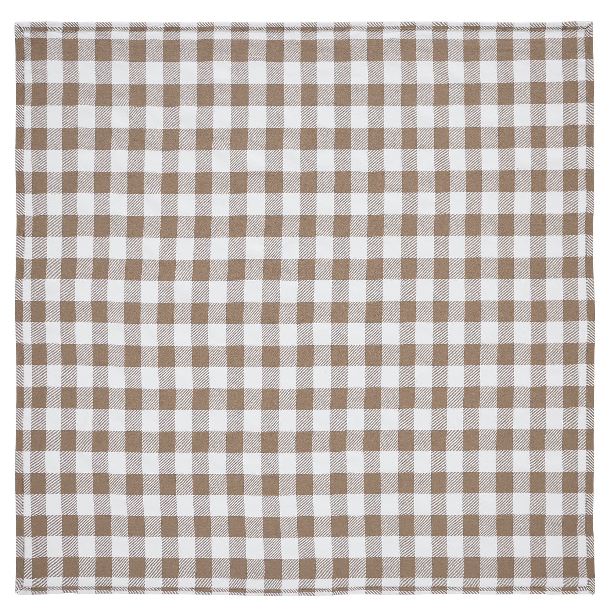 Annie Buffalo Check Portabella Table Topper 40x40 SpadezStore