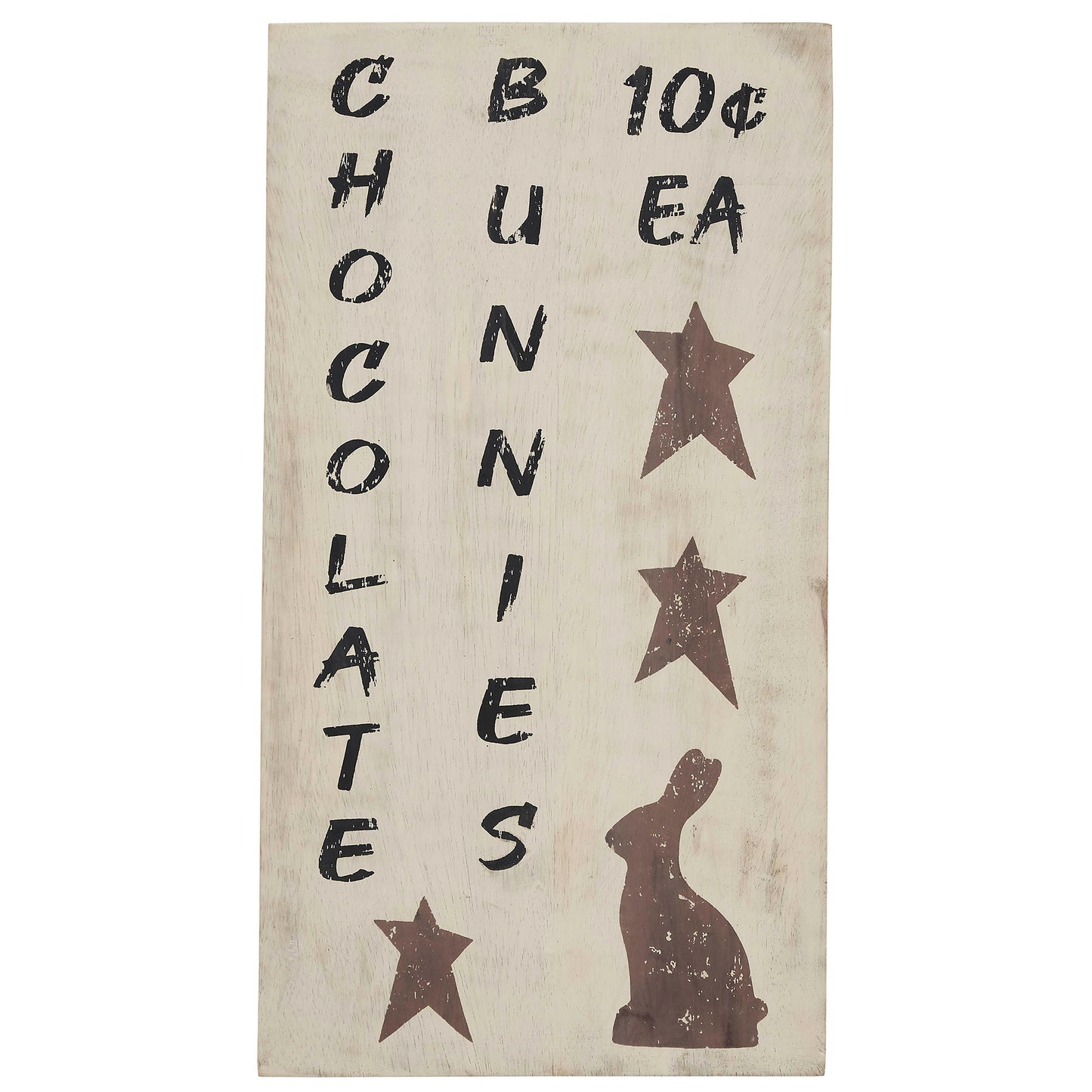 Chocolate Bunnies Wooden Sign 15x8 SpadezStore